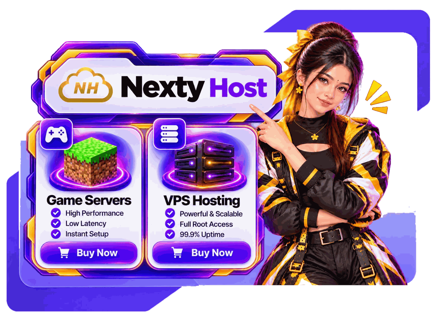 NextyHost Dedicated VPS Hosting in India